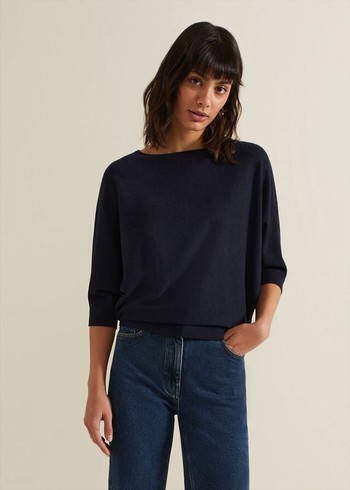 Phase Eight Cristine Knitwear Navy Australia | TJ1306925